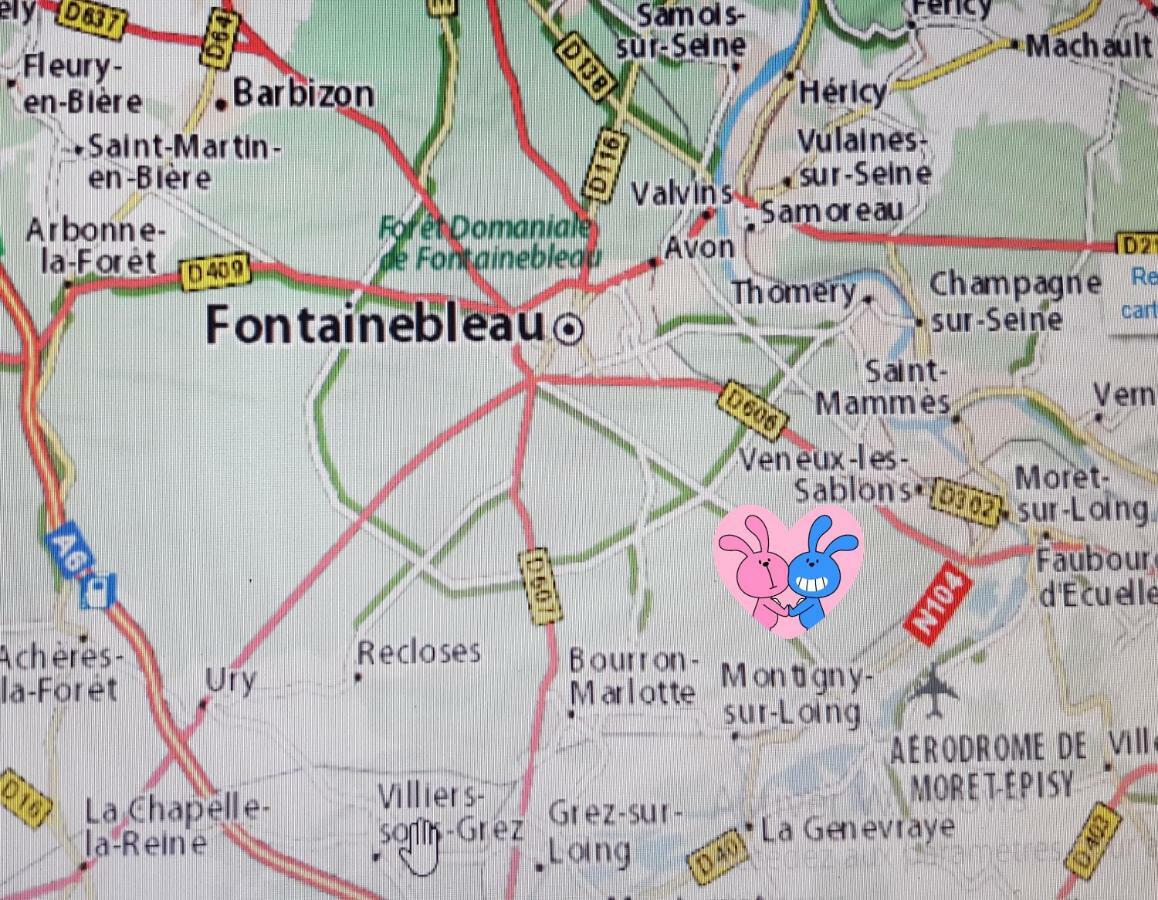 La Montignonne Lejlighed Montigny-sur-Loing Eksteriør billede